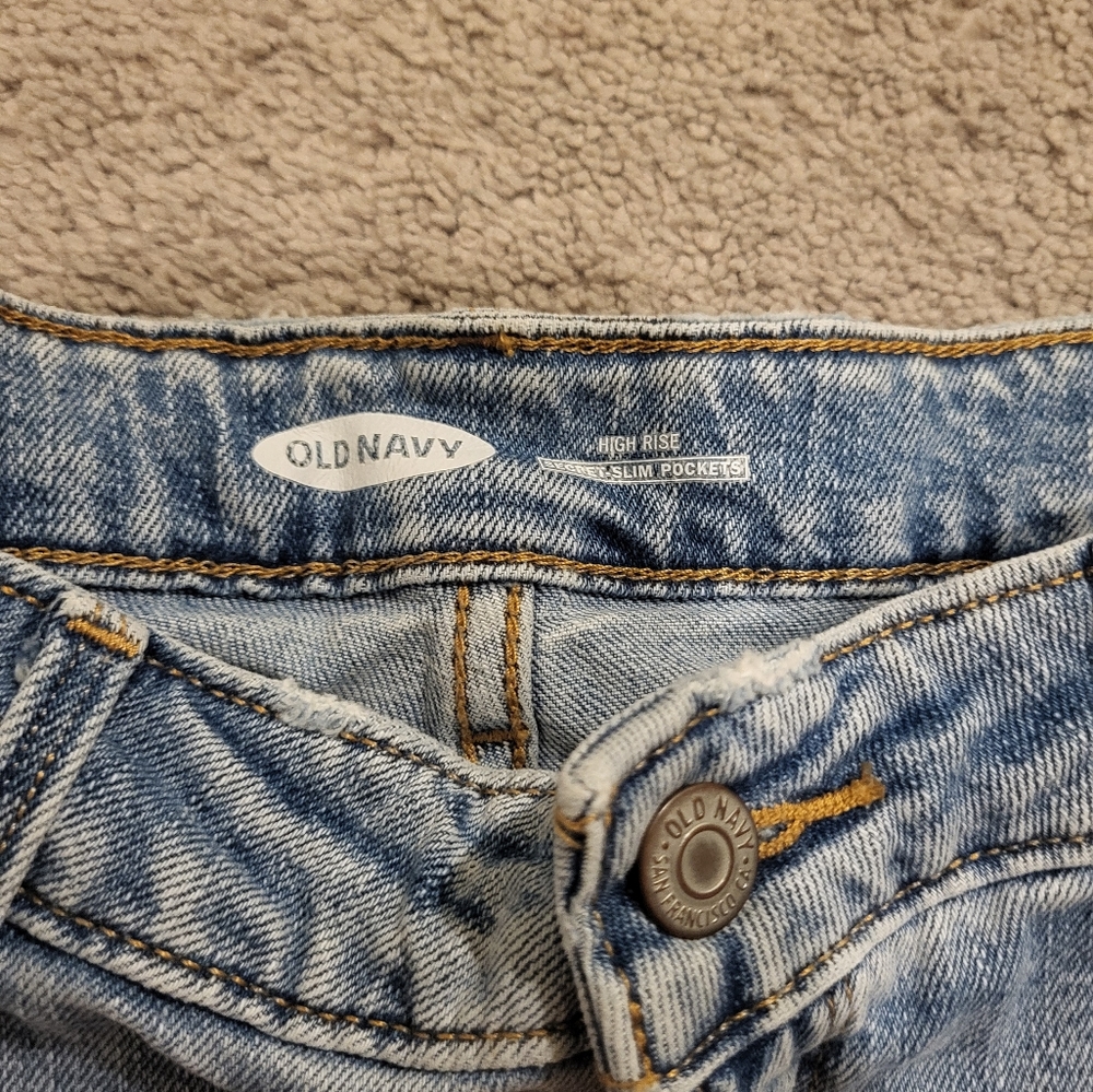 Old Navy jean shorts.
